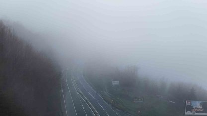 Bolu Dağı’nda sis ve sağanak etkili oluyor