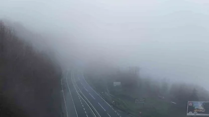 Bolu Dağı’nda sis ve sağanak etkili oluyor