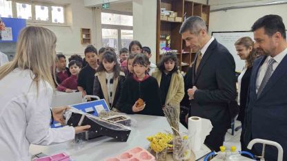 Bolu’da ilkokul öğrencileri atık yağları sabuna dönüştürdü
