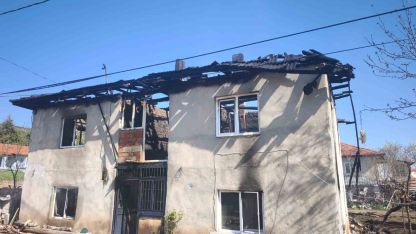 Burdur’da evde yangın paniği