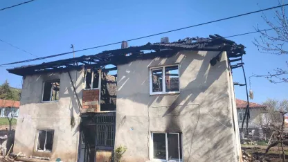 Burdur’da evde yangın paniği