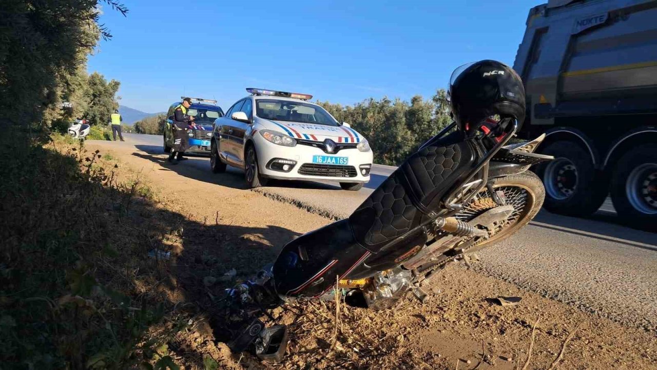 Bursa’da motosiklet kazası: 1 yaralı