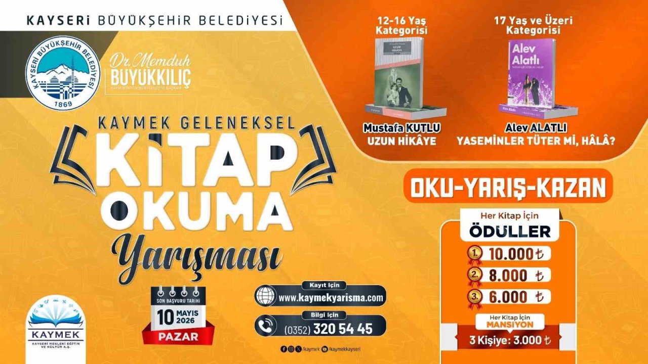 Büyükşehir’den kitap sevgisini büyüten yarışma