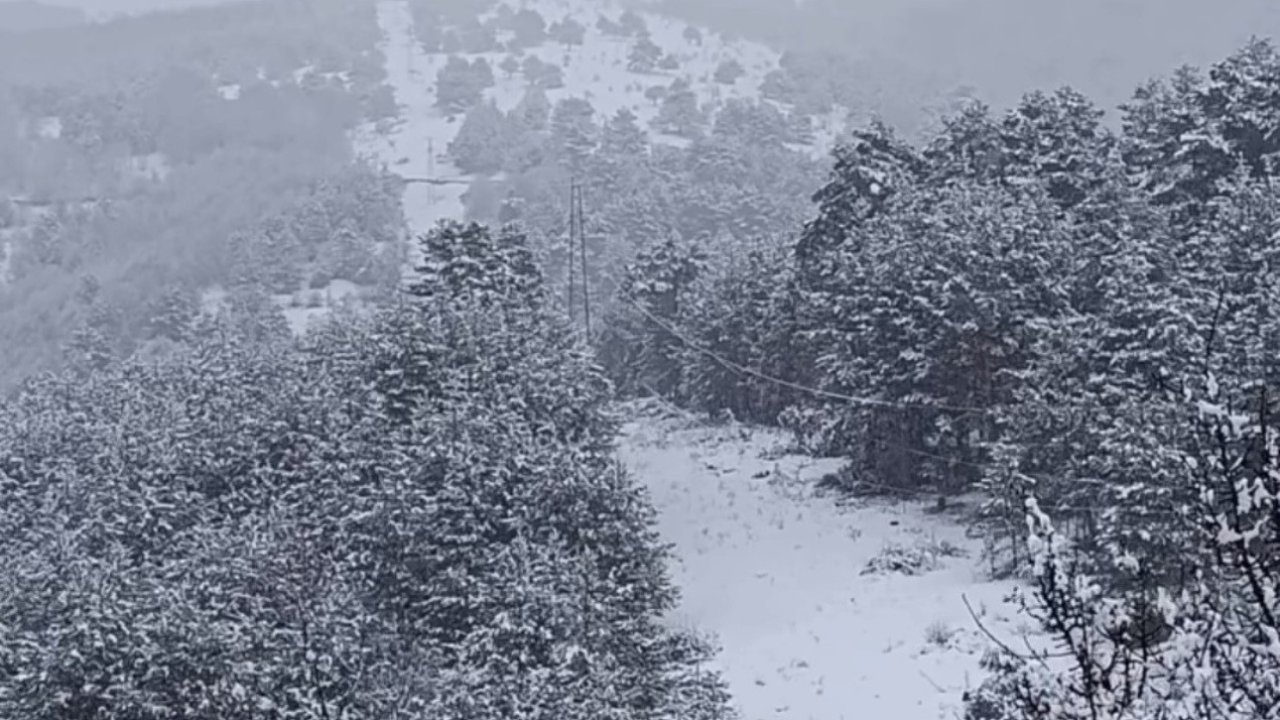 Çankırı’da kar yağışı etkili oldu
