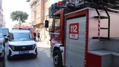 Çatıda yaktığı kablo ekipleri harekete geçirdi