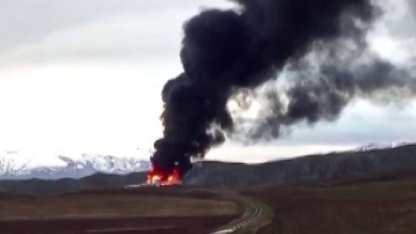 Çiftlik şantiyesinde yangın çıktı: Gökyüzü dumanla kaplandı