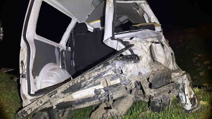 Cizre’de kamyonet şarampole uçtu: 1 ağır yaralı