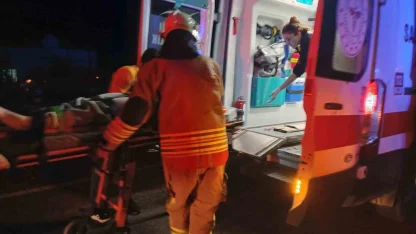 Cizre’de otomobil şarampole yuvarlandı: 4 yaralı