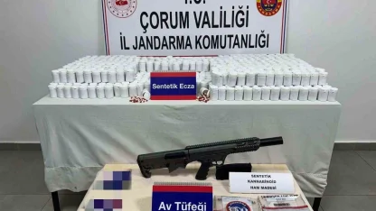 Çorum’da jandarma ekiplerinden uyuşturucu operasyonu: 5 gözaltı