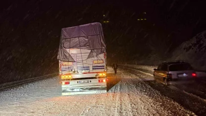 Çorum’da kar yağışı etkili oluyor