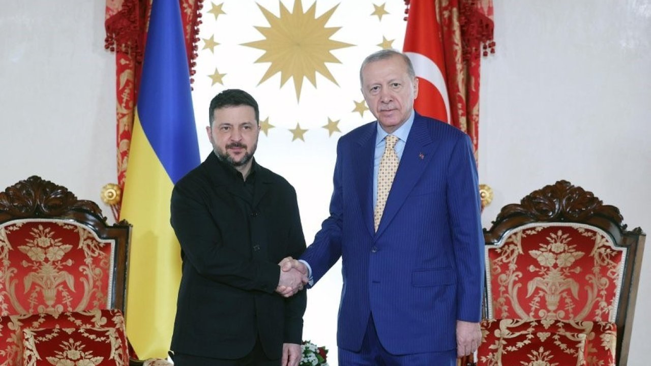 Cumhurbaşkanı Erdoğan, Ukrayna Devlet Başkanı Zelenskiy ile bir araya geldi