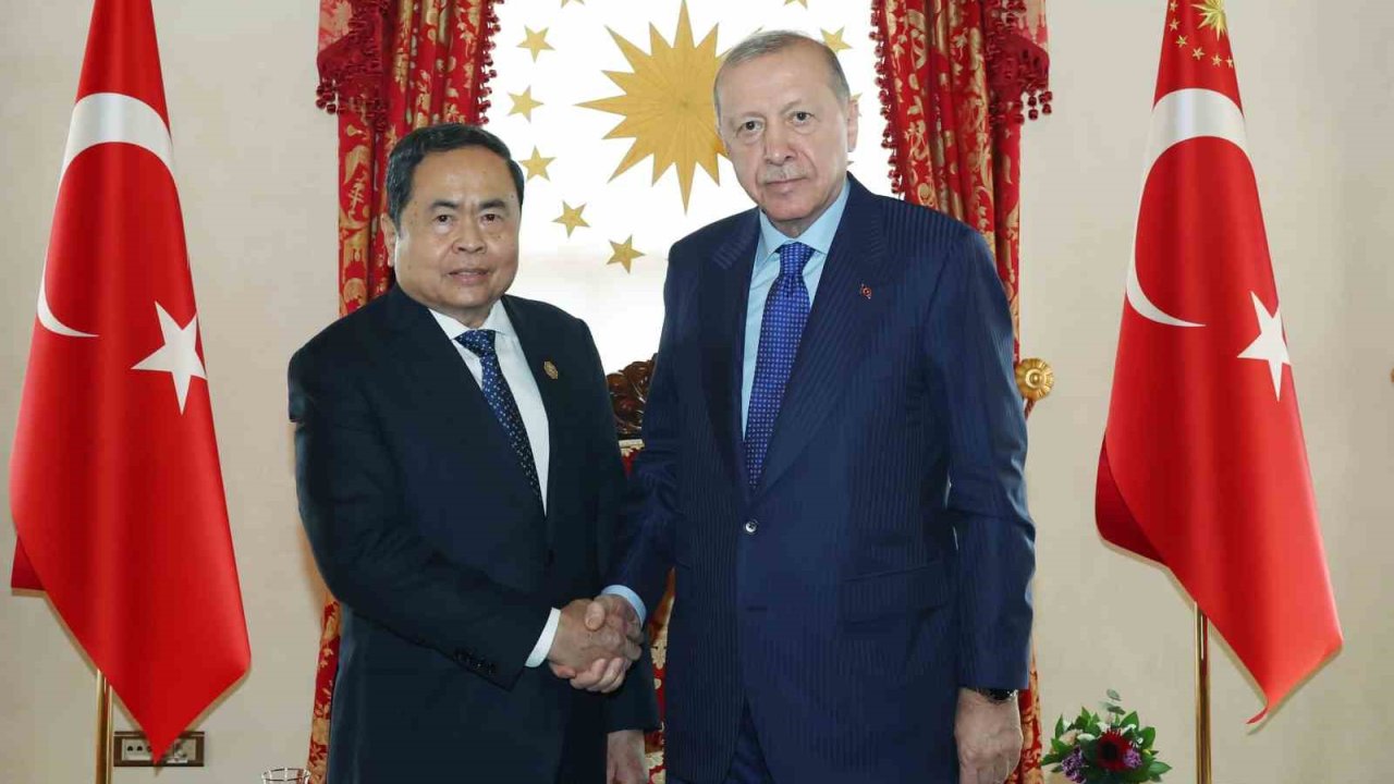 Cumhurbaşkanı Erdoğan, Vietnam Meclis Başkanı Thanh Man’ı kabul etti