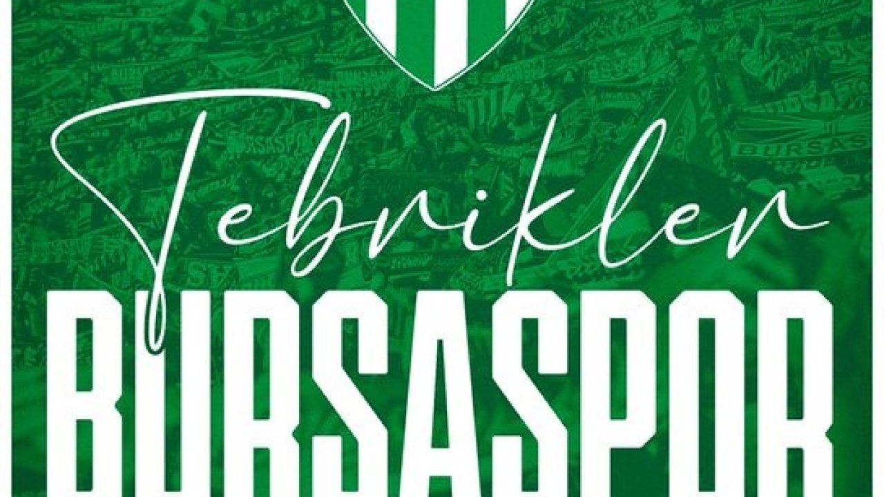 Cumhurbaşkanı Erdoğan’dan Bursaspor’a tebrik mesajı