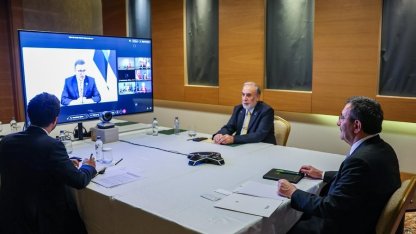 Cumhurbaşkanı Yardımcısı Yılmaz, Hürmüz Boğazı’na ilişkin çevrim içi toplantıya katıldı