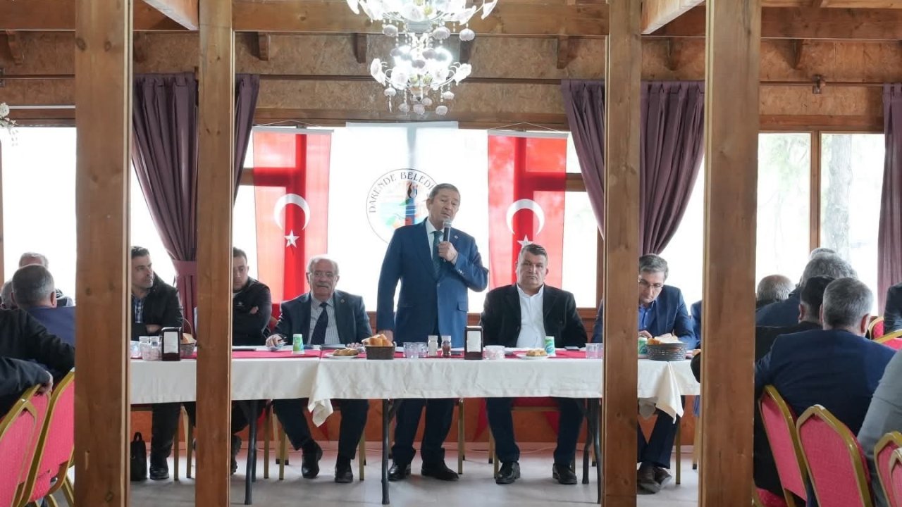 Darende’de muhtarlarla istişare toplantısı