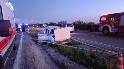 Denizli’de otomobil takla attı: 1 ölü, 4 yaralı