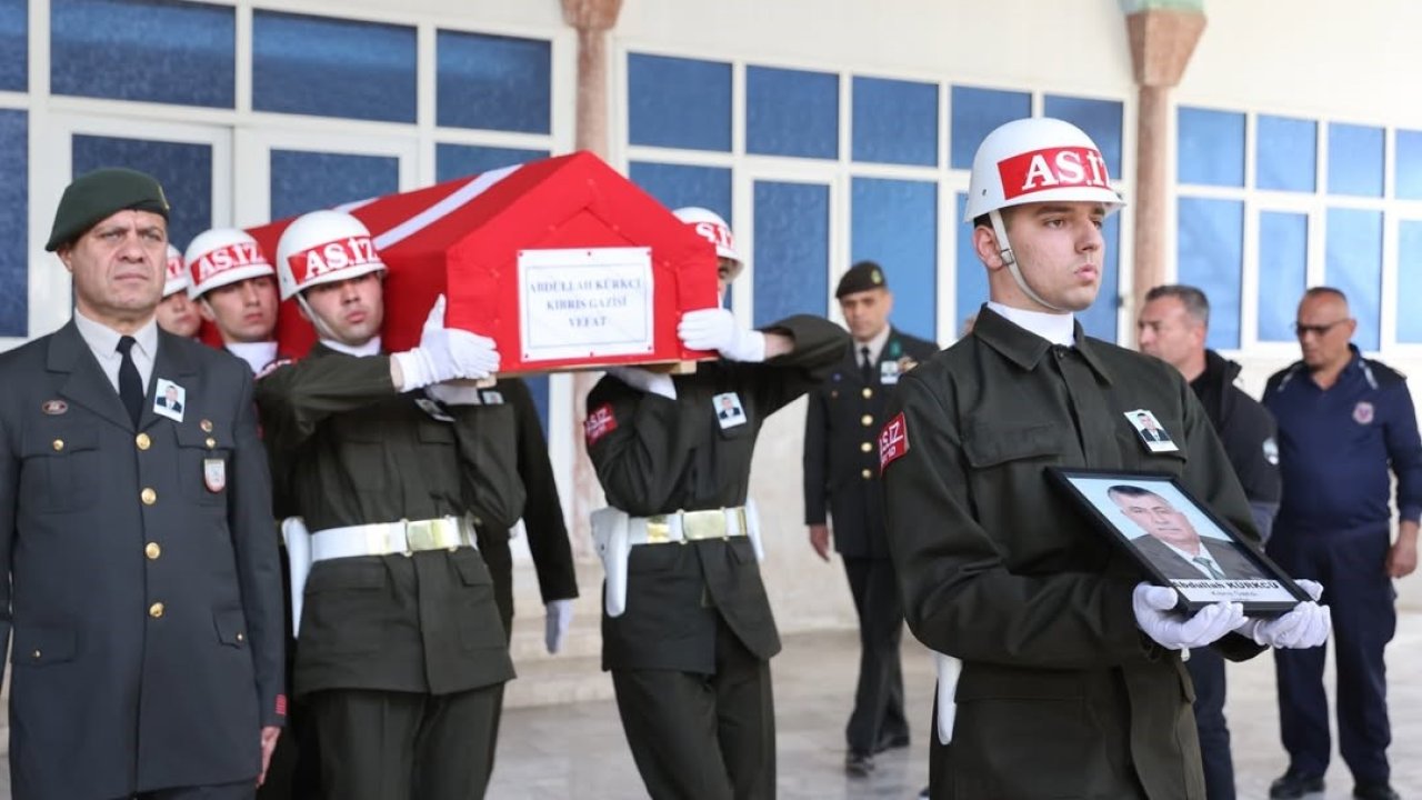 Denizlili Kıbrıs gazisi son yolculuğuna uğurlandı