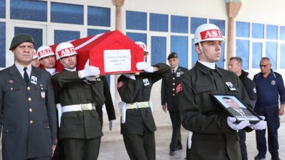 Denizlili Kıbrıs gazisi son yolculuğuna uğurlandı