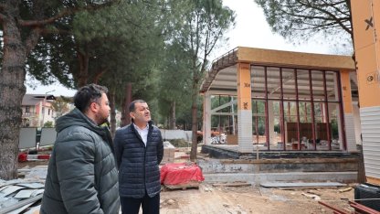 Denizli’nin modern sosyal tesisi hızla yükseliyor