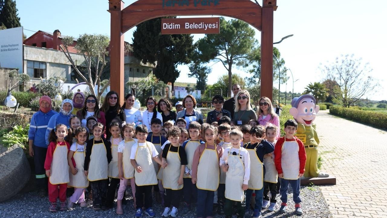 Didim’de çocuklar tarımı uygulamalı öğrendi