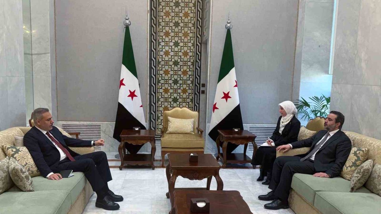 Dışişleri Bakanı Fidan, Suriyeli mevkidaşı Şeybani ile bir araya geldi