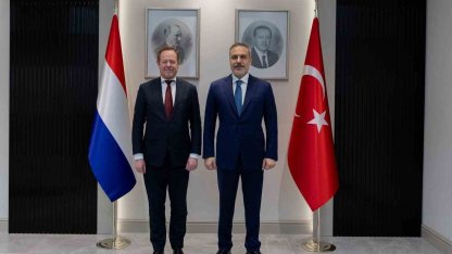 Dışişleri Bakanı Hakan Fidan, Hollanda Adalet ve Güvenlik Bakanı David Van Weel ile bir araya geldi.