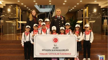 Diyadinli öğrenciye 23 Nisan’da unutulmaz görev