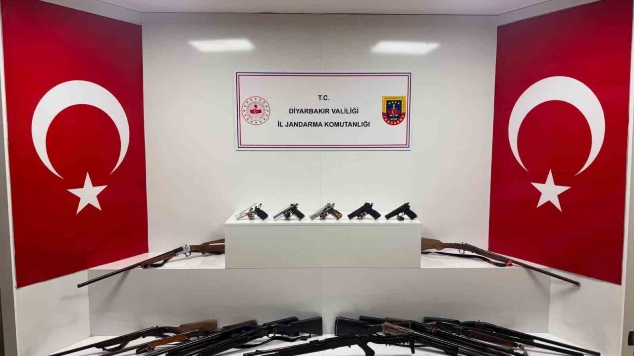 Diyarbakır’da 73 adet silah ele geçirildi
