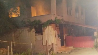 Dörtyol’da müstakil evden alevler yükseldi