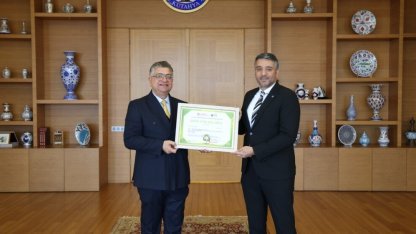 DPÜ Evliya Çelebi Yerleşkesi’ne ’Sıfır atık belgesi yenileme’ başarısı