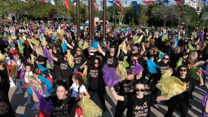 Dünya Dans Günü renkli görüntülere sahne oldu