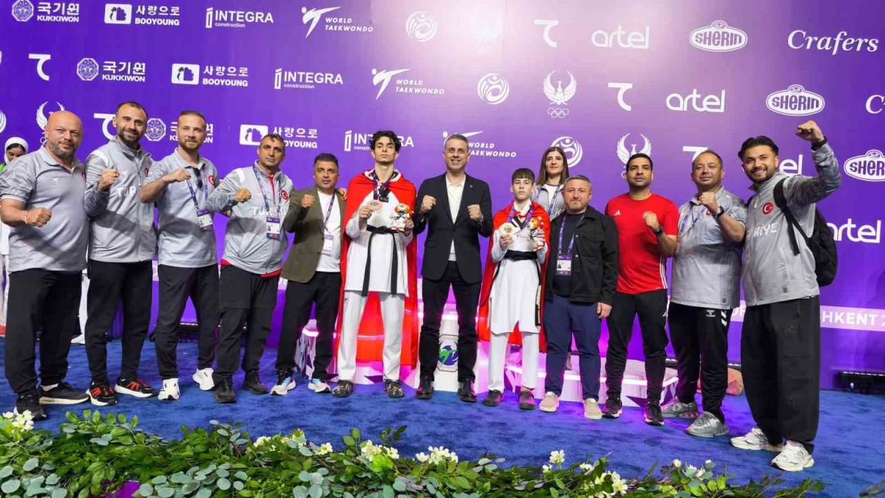 Dünya Gençler Taekwondo Şampiyonası’nda çifte bronz