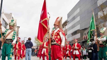 Düzce’de mehter takımının gösterisine vatandaşlardan büyük ilgi