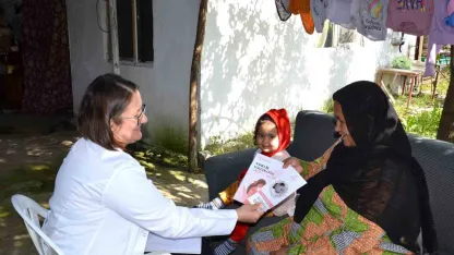 Ebeler her zaman gebelerin yanında