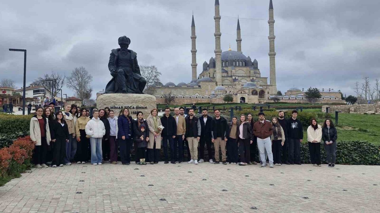 Edirne’de genç mimar adayları Mimar Sinan’ın izinde