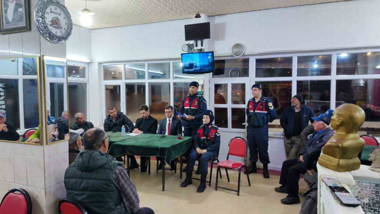 Edirne’de köylerde uyuşturucu ile mücadele çalışması