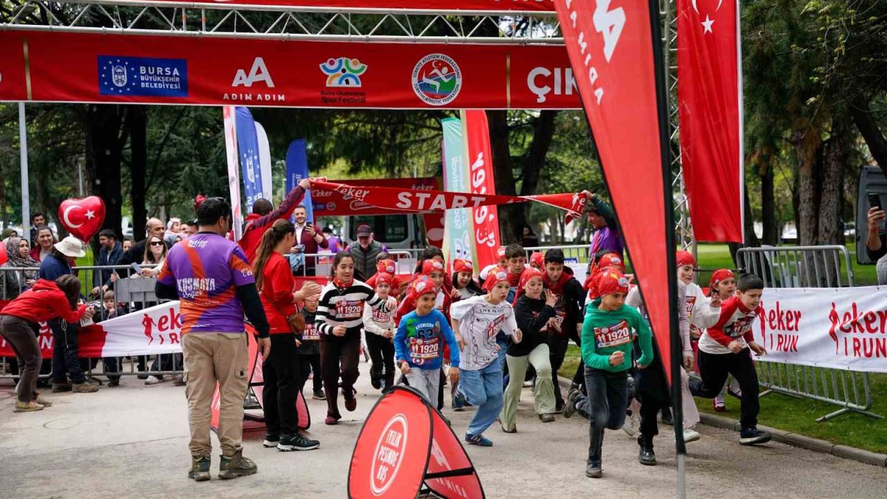 ‘Eker I Run 23 Nisan Çocuk Koşusu’ bayram sevincini sporla buluşturdu