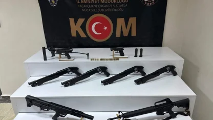 Elazığ’da 8 adet ruhsatsız silah ele geçirildi: 1 tutuklama
