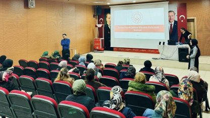 Elazığ’da ailenin korunmasına yönelik şiddetle mücadele eğitimi verildi