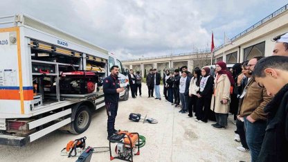 Elazığ’da gençlere yönelik afet farkındalık eğitimi