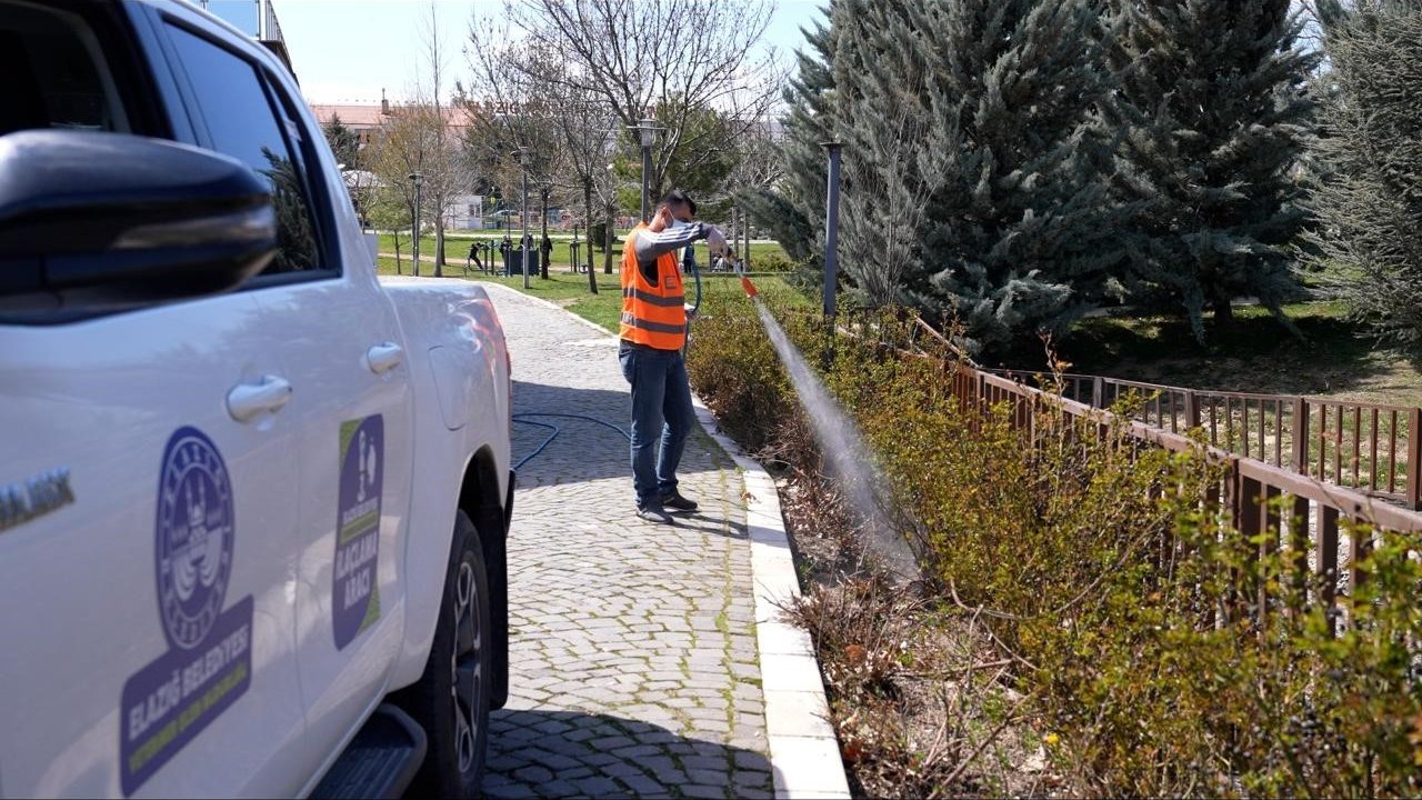 Elazığ’da haşereyle mücadele sürüyor