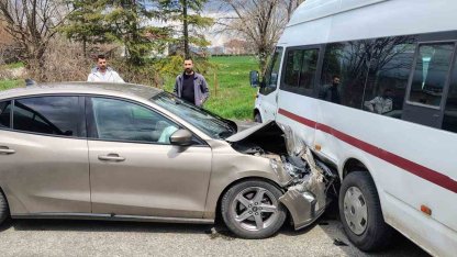 Elazığ’da trafik kazası: 1 yaralı