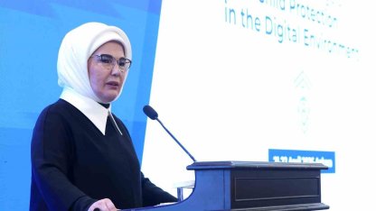 Emine Erdoğan: "Özellikle teknoloji şirketlerinin hesap verebilir olmaları ve çocuk dostu tasarım yapmaları bir zorunluluktur"