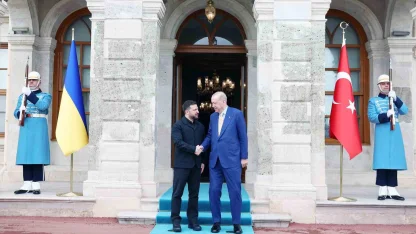 Erdoğan ile Zelenskiy görüşmesi başladı