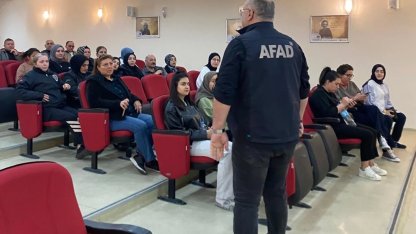 Erzincan’da afet bilinci eğitimleri sürüyor