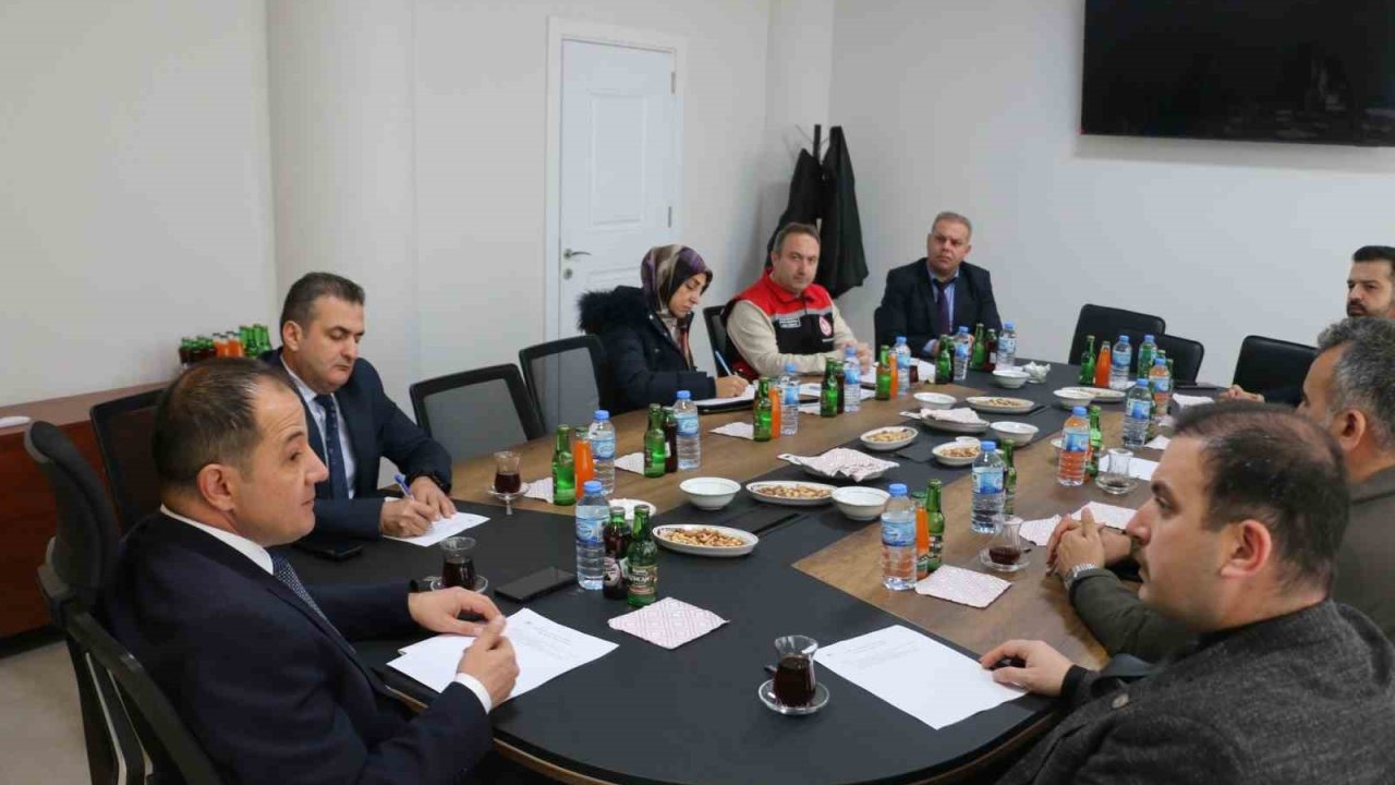 Erzincan’da tarım sezonu öncesi koordinasyon toplantısı yapıldı