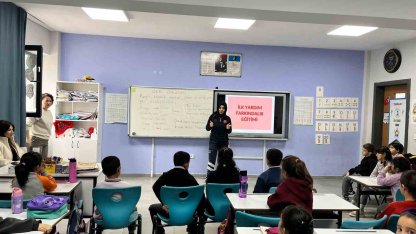 Eskişehir’de öğrencilere ilk yardım ve Minik 112 Eğitimi verildi