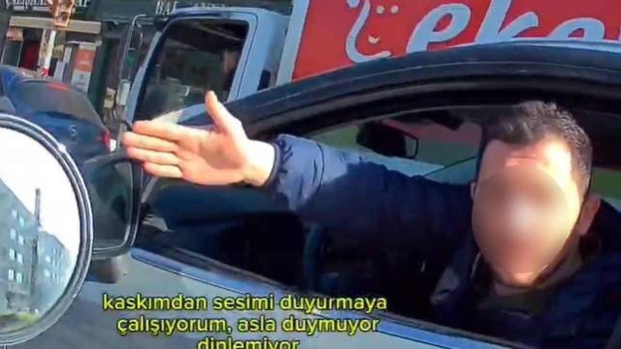 Eskişehir’de seslerin yükseldiği gergin trafik tartışması kamerada