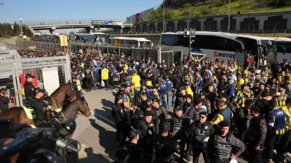 Fenerbahçe taraftarı, RAMS Park’a ulaştı
