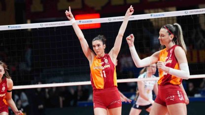 Galatasaray, futbol ve basketboldan sonra voleybolda da Avrupa’da kupa kazandı
